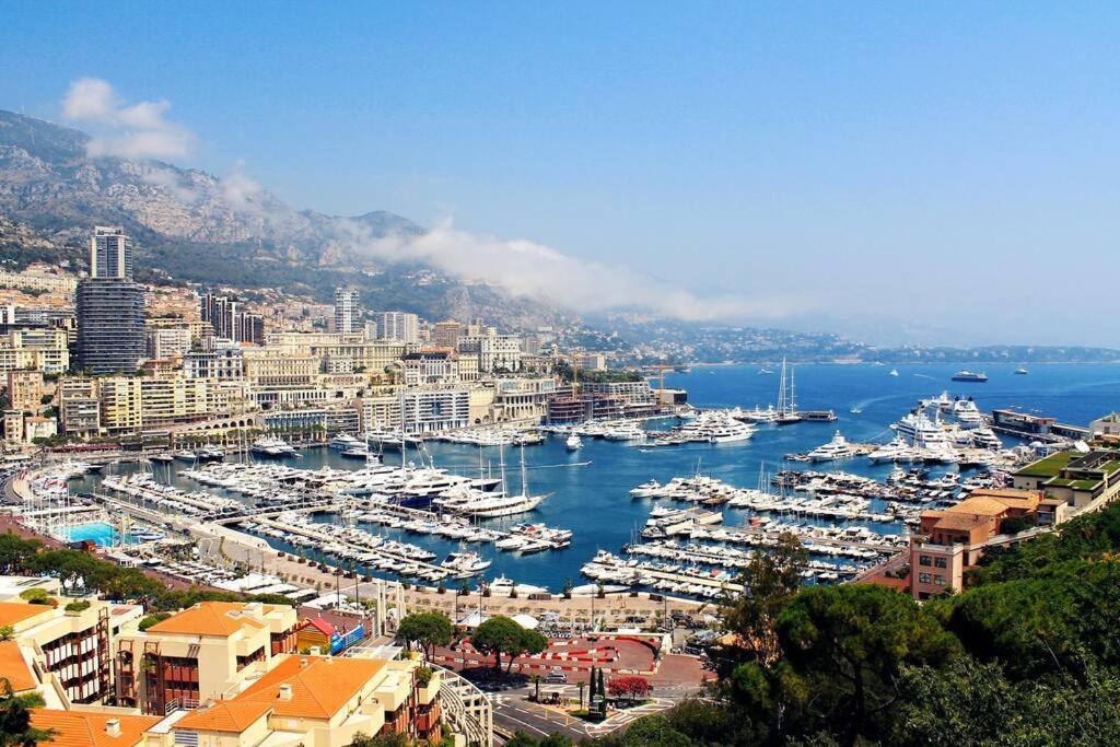 French Riviera: Seafront Apt & Pool Near Monaco Roquebrune-Cap-Martin Zewnętrze zdjęcie